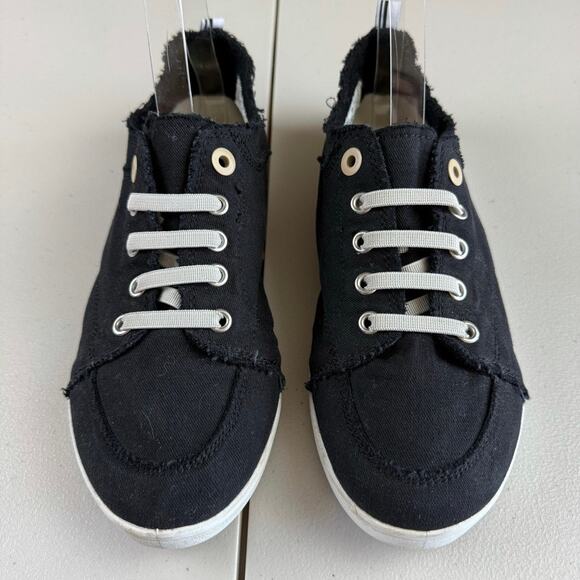 Vionic Black Beach Washable Canvas Casual Pismo Slip-on 8.5 Sneakers - Picture 1 of 7